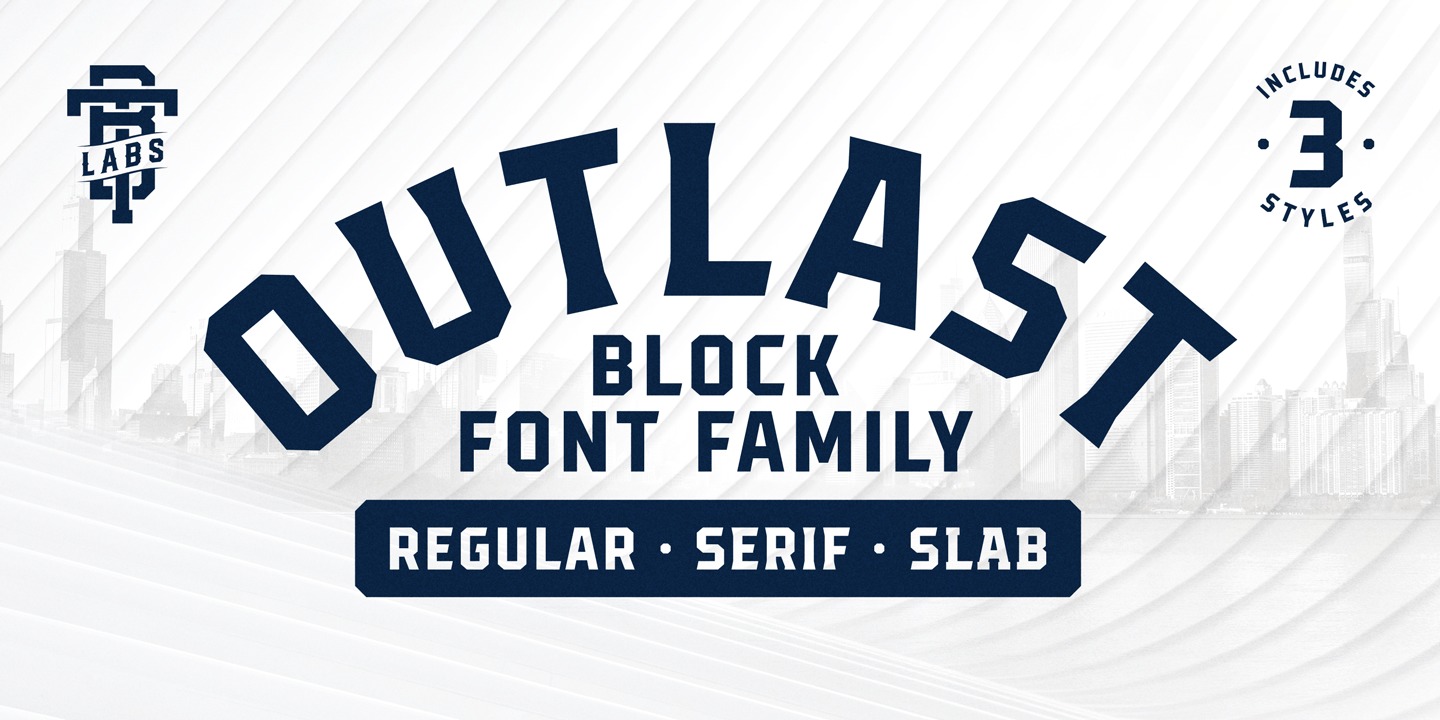 Outlast Font preview